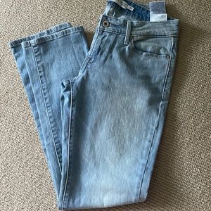 Straight leg jeans
